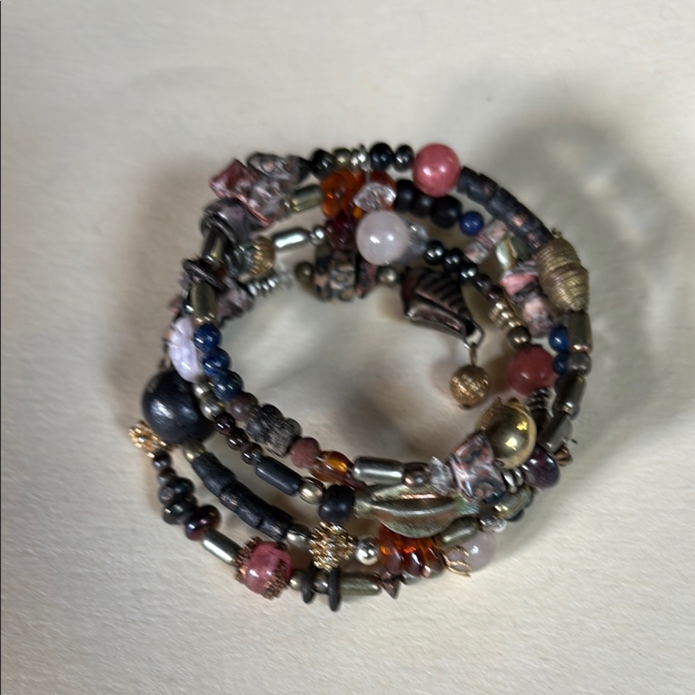 Elegant Multi-Color Beaded Bracelet